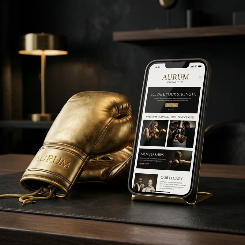 La web perfecta para un gimnasio de boxeo
